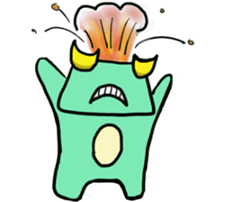 Squar face,Frog family sticker #2028527