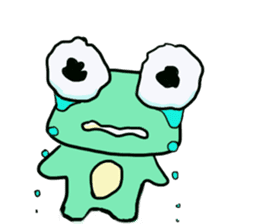 Squar face,Frog family sticker #2028531
