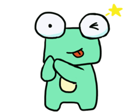 Squar face,Frog family sticker #2028532