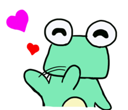 Squar face,Frog family sticker #2028535