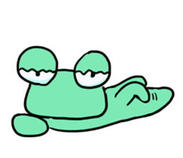 Squar face,Frog family sticker #2028537