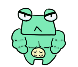 Squar face,Frog family sticker #2028541