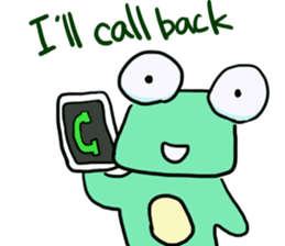 Squar face,Frog family sticker #2028549