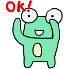 Squar face,Frog family sticker #2028552