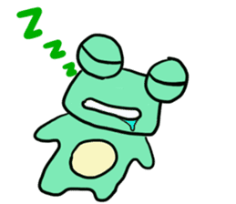 Squar face,Frog family sticker #2028555