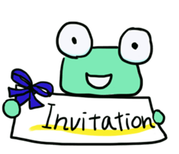 Squar face,Frog family sticker #2028559