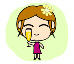 Daily life of "Okuchan" sticker #2028807