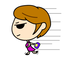 Daily life of "Okuchan" sticker #2028811