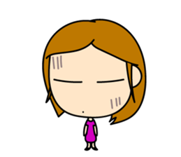 Daily life of "Okuchan" sticker #2028816