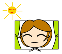 Daily life of "Okuchan" sticker #2028819