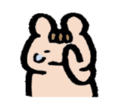 Poker face squirrel sticker #2028918