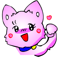 Kawaii Cat Pikaneko (Greeting & Digging)