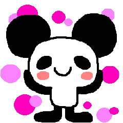 Panda of the big ear