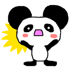Panda of the big ear sticker #2030009