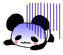 Panda of the big ear sticker #2030016