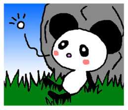 Panda of the big ear sticker #2030018