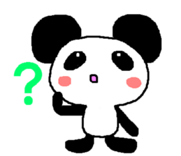 Panda of the big ear sticker #2030020