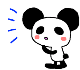 Panda of the big ear sticker #2030022