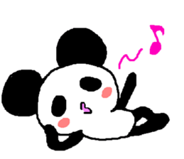 Panda of the big ear sticker #2030028