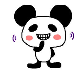 Panda of the big ear sticker #2030029