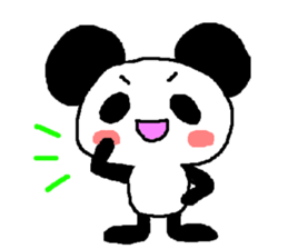 Panda of the big ear sticker #2030031