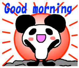 Panda of the big ear sticker #2030037