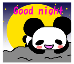 Panda of the big ear sticker #2030038