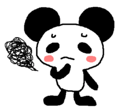 Panda of the big ear sticker #2030039