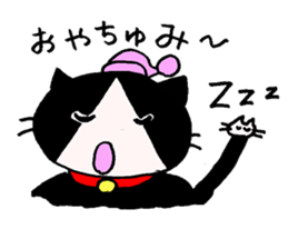 Baby talk cat by miko sticker #2030142