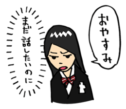 Complex girl and Simple boy sticker #2030659