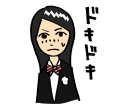 Complex girl and Simple boy sticker #2030663