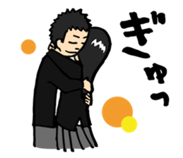 Complex girl and Simple boy sticker #2030684