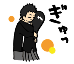 Complex girl and Simple boy sticker #2030684