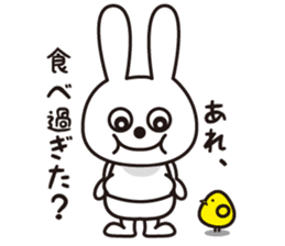 Sticker of a rabbit pretty loosely sticker #2031181