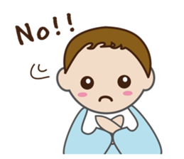 Three Babies Sticker sticker #2031627