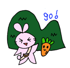 Happy Rabbit & Carrot 2nd season. sticker #2032533