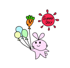 Happy Rabbit & Carrot 2nd season. sticker #2032536