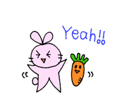 Happy Rabbit & Carrot 2nd season. sticker #2032541