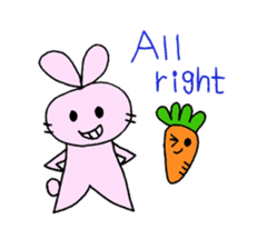 Happy Rabbit & Carrot 2nd season. sticker #2032550