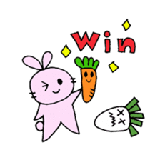 Happy Rabbit & Carrot 2nd season. sticker #2032551