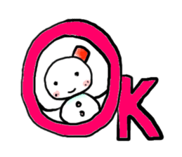 The 1st of snowman sticker #2032651