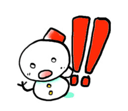 The 1st of snowman sticker #2032654