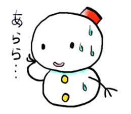The 1st of snowman sticker #2032675