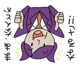 Bat-Uncle upside down Sticker by YOINEKO sticker #2032860