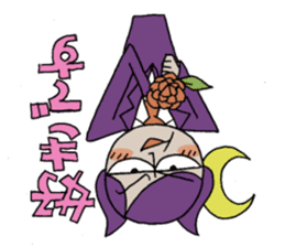 Bat-Uncle upside down Sticker by YOINEKO sticker #2032869