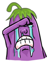 Eggplant E.T. [by Shin] sticker #2033606