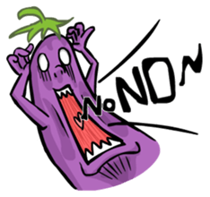 Eggplant E.T. [by Shin] sticker #2033609