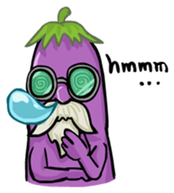 Eggplant E.T. [by Shin] sticker #2033614