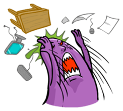 Eggplant E.T. [by Shin] sticker #2033617