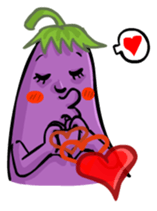 Eggplant E.T. [by Shin] sticker #2033626